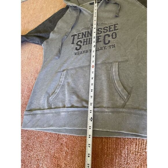 Basix of America Hoodie Tennessee Shine Co Gray Pullover Sweatshirt XXL New - Picture 4 of 7